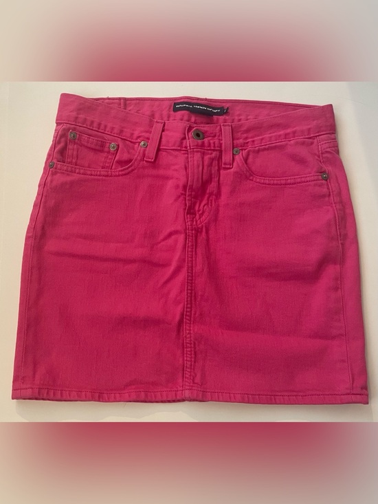 Ralph Lauren Dresses & Skirts - Ralph Lauren Hot Pink Cotton Denim Mini Skirt